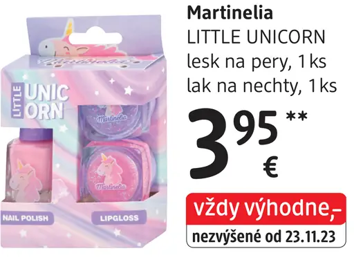 Martinelia LITTLE UNICORN lesk na pery, lak na nechty