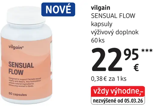 Vilgain Sensual Flow kapsuly výživový doplnok
