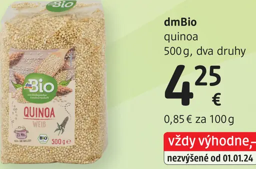 DmBio quinoa dva druhy