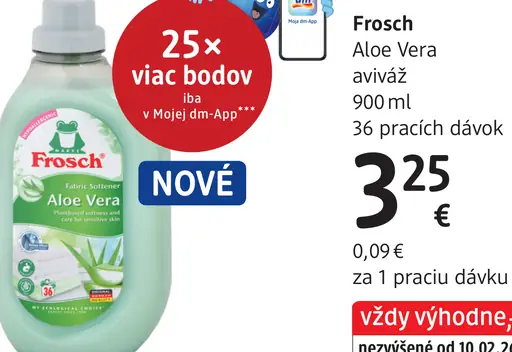 Frosch Aloe Vera aviváž