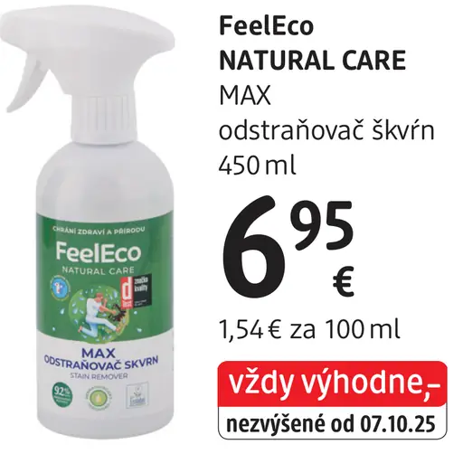 FeelEco Natural Care Max odstraňovač škvŕn