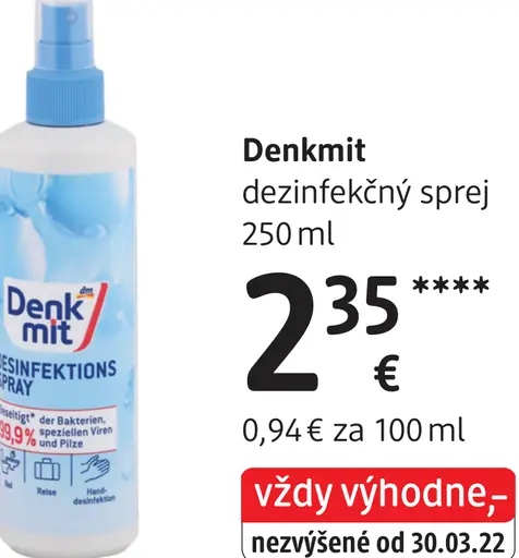 Denkmit dezinfekčný sprej