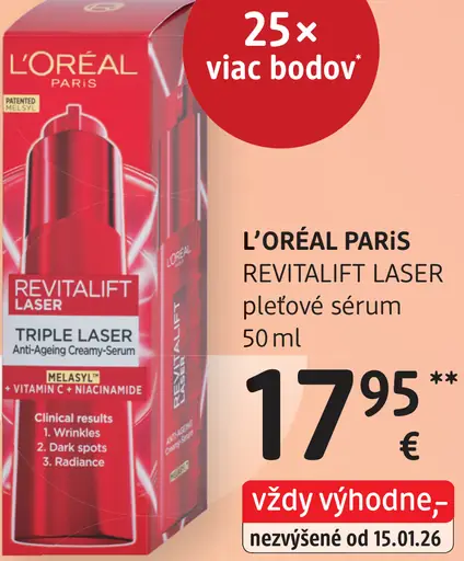 L'Oréal Paris Revitalift laser pleťové sérum