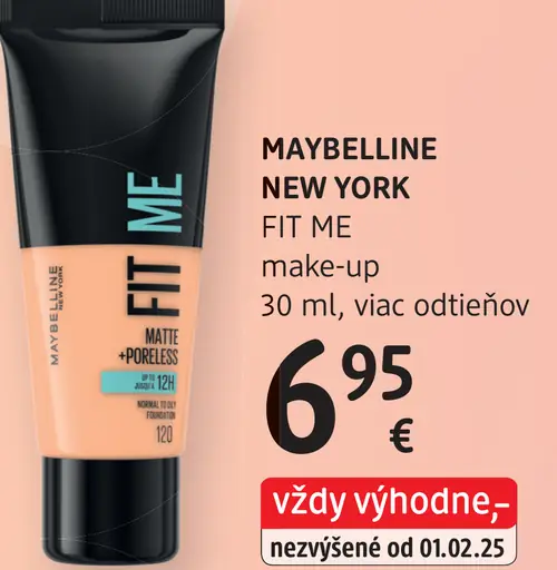 Maybelline New York Fit Me make-up