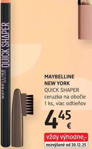 Maybelline New York Quick Shaper ceruzka na obočie