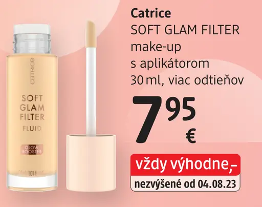 Catrice Soft Glam Filter make-up s aplikátorom