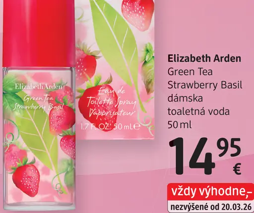 Elizabeth Arden Green Tea Strawberry Basil dámska toaletná voda