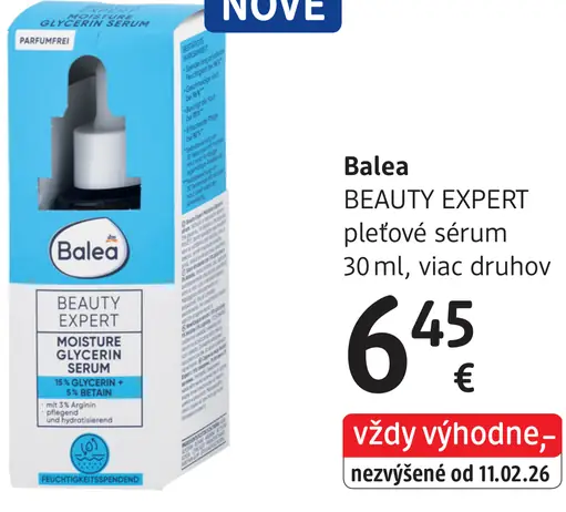Balea Beauty Expert pleťové sérum