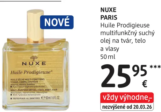 Nuxe Huile Prodigieuse multifunkčný suchý olej na tvár, telo a vlasy