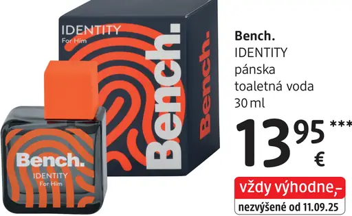 Bench Identity pánska toaletná voda
