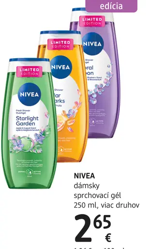 Nivea dámsky sprchovací gél