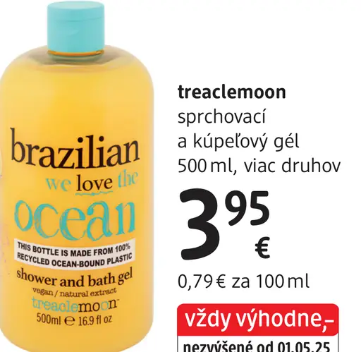 Treaclemoon sprchovací a kúpeľový gél
