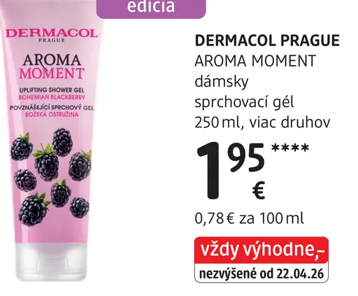 Dermacol Prague AROMA MOMENT dámsky sprchovací gél