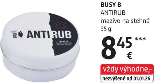 Busy B Antirub mazivo na stehná