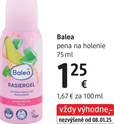 Balea pena na holenie