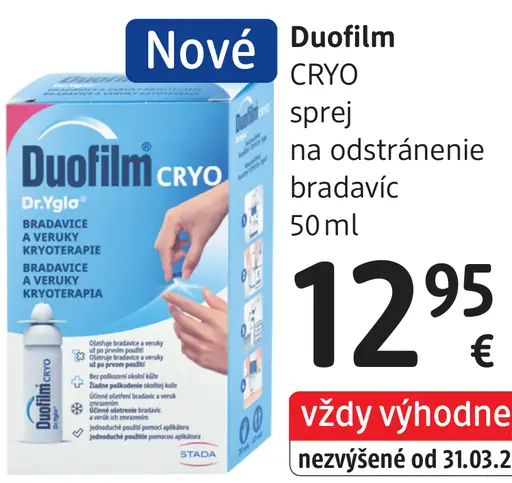 Duofilm CRYO sprej na odstránenie bradavíc