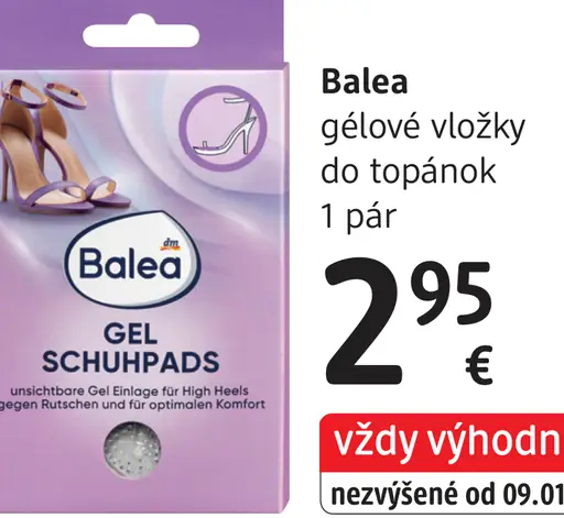 Balea gélové vložky do topánok
