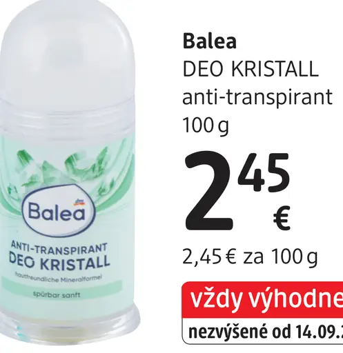 Balea DEO KRISTALL anti-transpirant