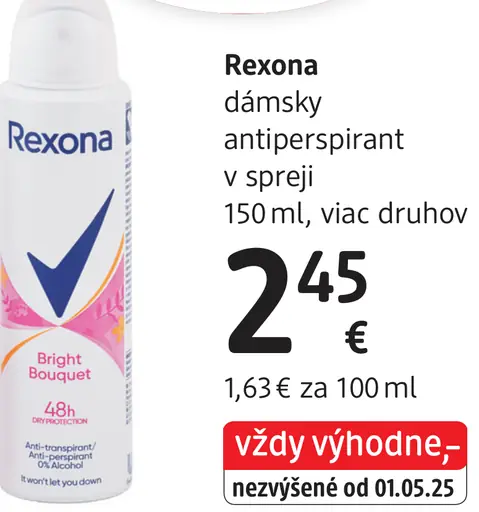 Rexona dámsky antiperspirant v spreji