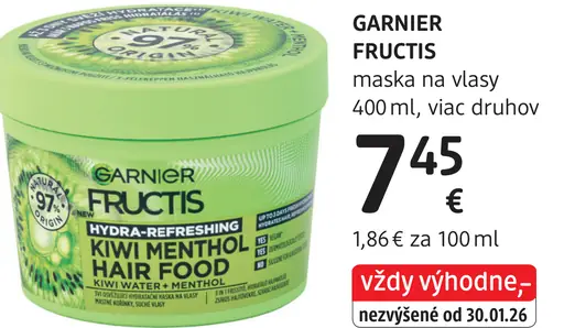 Garnier Fructis maska na vlasy Hair Food