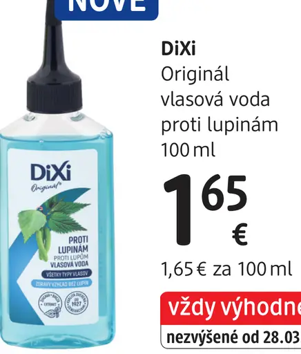 Dixi Originál vlasová voda proti lupinám