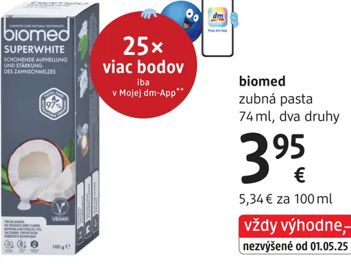 Biomed zubná pasta