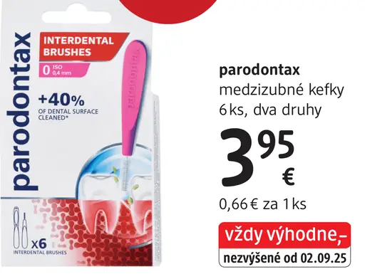 Parodontax medzizubné kefky