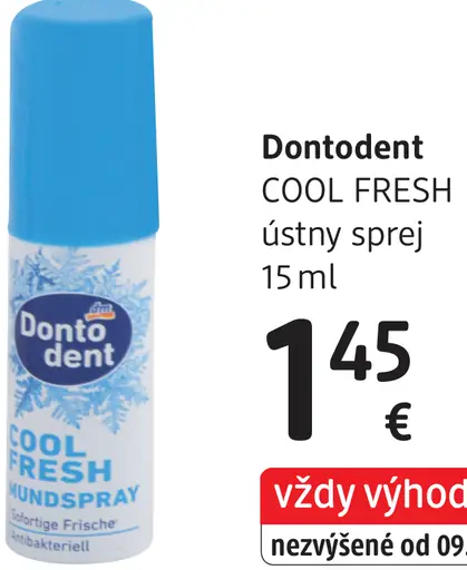 Dontodent Cool Fresh ústny sprej