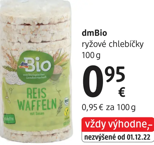 DmBio ryžové chlebíčky