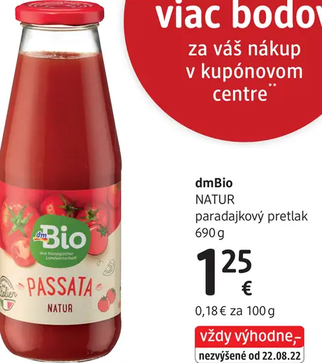 DmBio Natur paradajkový pretlak