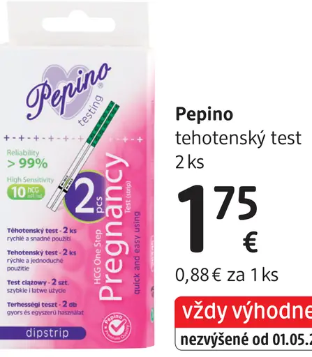 Pepino tehotenský test