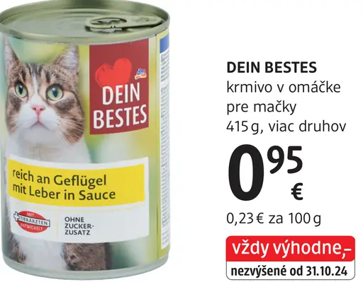 DEIN BESTES krmivo pre mačky
