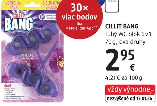 CILLIT BANG tuhý WC blok