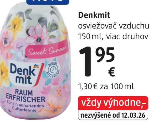 Denkmit osviežovač vzduchu