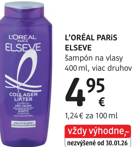 L'Oréal Paris Elseve šampón na vlasy