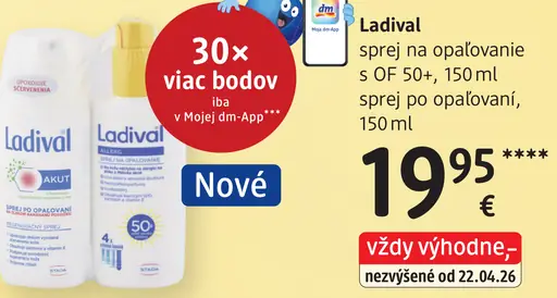 Ladival sprej na opaľovanie SPF 50+