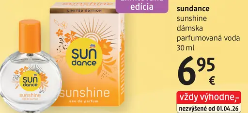 Sundance sunshine dámska parfumovaná voda