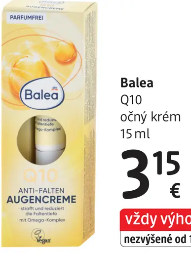 Balea Q10 očný krém