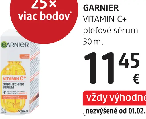 Garnier Skin Naturals pleťové sérum Vitamin C