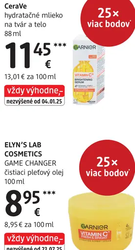 CeraVe hydratačné mlieko na tvár a telo