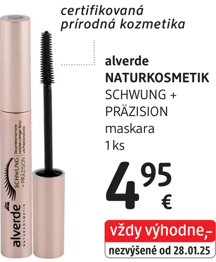 Alverde Naturkosmetik Schwung + Präzision maskara