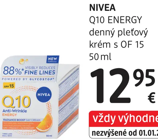 Nivea Q10 Energy denný pleťový krém OF 15