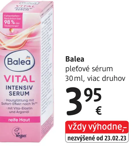 Balea Vital Intensiv Serum pleťové sérum