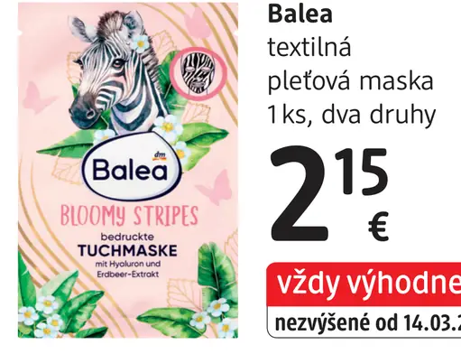 Balea pleťová maska