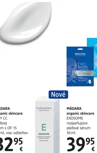 Mádara organic skincare Exosome rozjasňujúce pleťové sérum