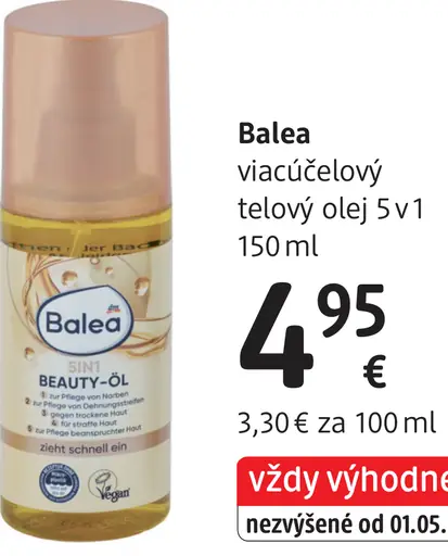 Balea telový olej 5v1