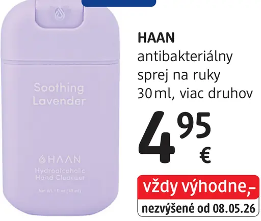 HAAN antibakteriálny sprej na ruky