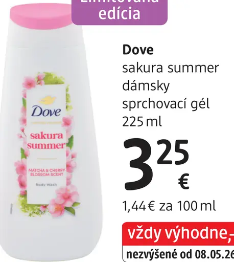 Dove Sakura Summer sprchovací gél