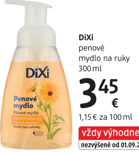 DiXi penové mydlo na ruky