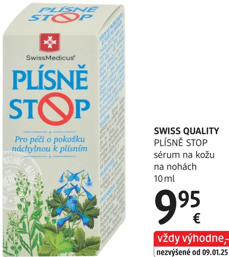 SwissMedicus Plíseň Stop sérum na kožu na nohách